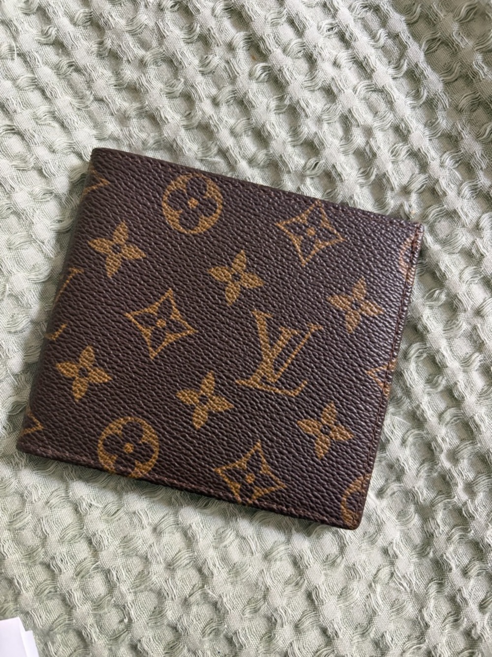 Louis Vuitton Brown Monogram Canvas Card Holder Wallet